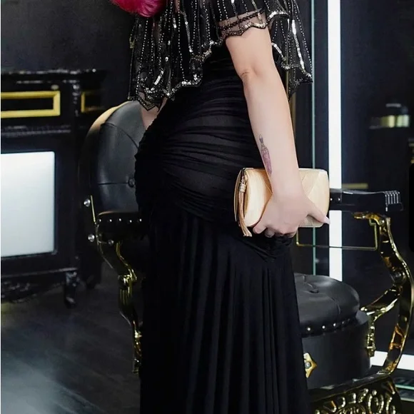 Mummy Ruched Illusion Dress XL - Picture 5 of 6